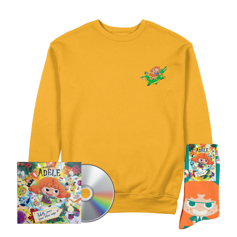 PACK "FUNKY MOUMOUTE" (SWEAT BRODÉ + CD + PAIRE DE CHAUSSETTES)